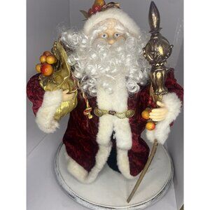 Festive Berry 18in Santa Figurine